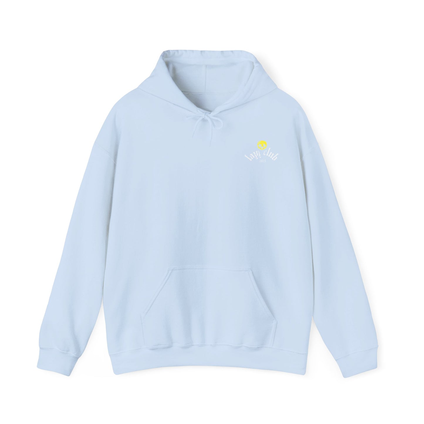 Lazy Club Unisex Heavy Blend™ Hooded Sweatshirt, Cozy Hoodie for Relaxation, Perfect Gift for Chill Gatherings, Ideal for Lazy Days