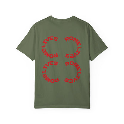 Rome Lives Graphic T-Shirt | Artistic Unisex Tee, Vintage-Inspired Apparel, Streetwear Fashion, Casual Wear, Gift for Art Lovers