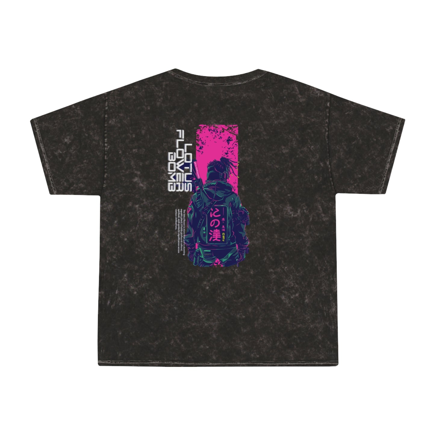 Stylish Unisex Mineral Wash T-Shirt | Anime Aesthetic Tee, Trendy Streetwear, Vintage Graphic Shirt, Unique Gift for Him/Her