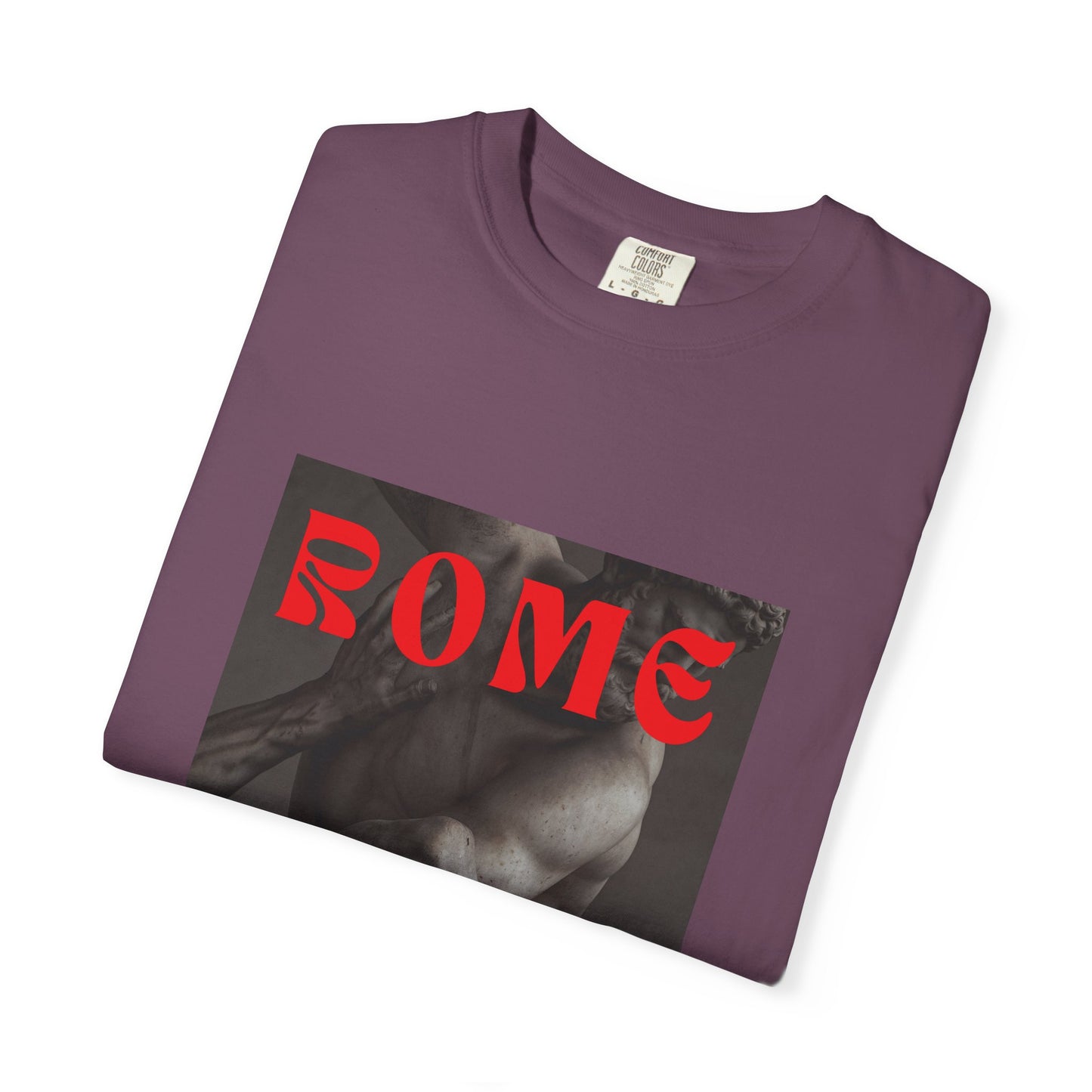 Rome Lives Graphic T-Shirt | Artistic Unisex Tee, Vintage-Inspired Apparel, Streetwear Fashion, Casual Wear, Gift for Art Lovers