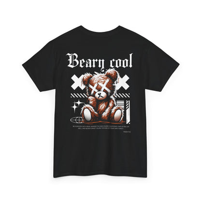 Beary Cool Graphic Tee, Trendy Unisex Tee, Casual Streetwear, Perfect Gift for Bear Lovers, Great for Social Gatherings, Hipster Fashion
