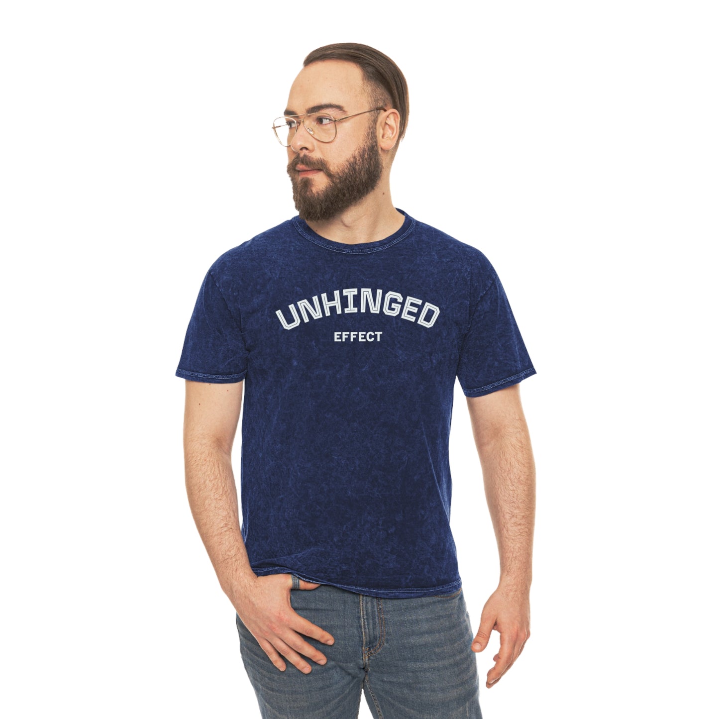 Unhinged Effect Mineral Wash T-Shirt | Trendy Casual Tee, Grunge Aesthetic, Gift for Him/Her, Comfortable Summer Wear, Street Style Clothing