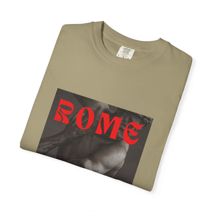 Rome Lives Graphic T-Shirt | Artistic Unisex Tee, Vintage-Inspired Apparel, Streetwear Fashion, Casual Wear, Gift for Art Lovers