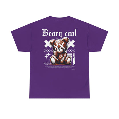 Beary Cool Graphic Tee, Trendy Unisex Tee, Casual Streetwear, Perfect Gift for Bear Lovers, Great for Social Gatherings, Hipster Fashion