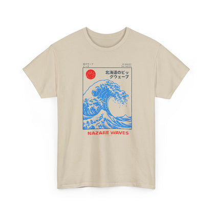 Ocean Wave Graphic Tee, Summer Fashion, Beachwear, Gift for Surfers, Casual T-Shirt, Unisex Cotton Shirt