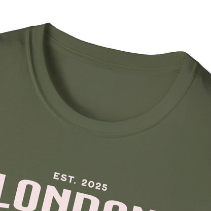 London Inspired Unisex Softstyle T-Shirt, Graphic Tee, Casual Wear, Streetwear, Unique Gift for Him or Her