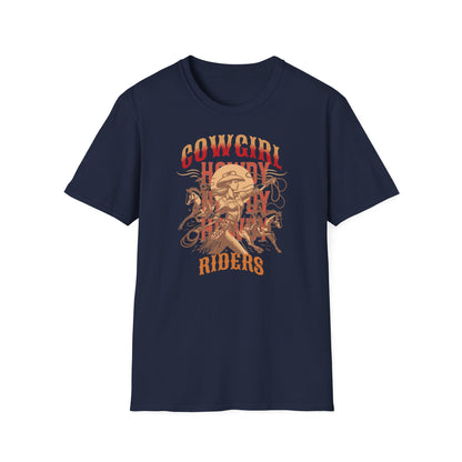 Cowgirl Rodeo T-Shirt - Vintage Style Graphic Tee, Perfect for Country Music Lovers, Western Fashion, Rodeo Events, Summer Outfits