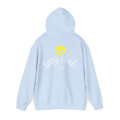 Lazy Club Unisex Heavy Blend™ Hooded Sweatshirt, Cozy Hoodie for Relaxation, Perfect Gift for Chill Gatherings, Ideal for Lazy Days