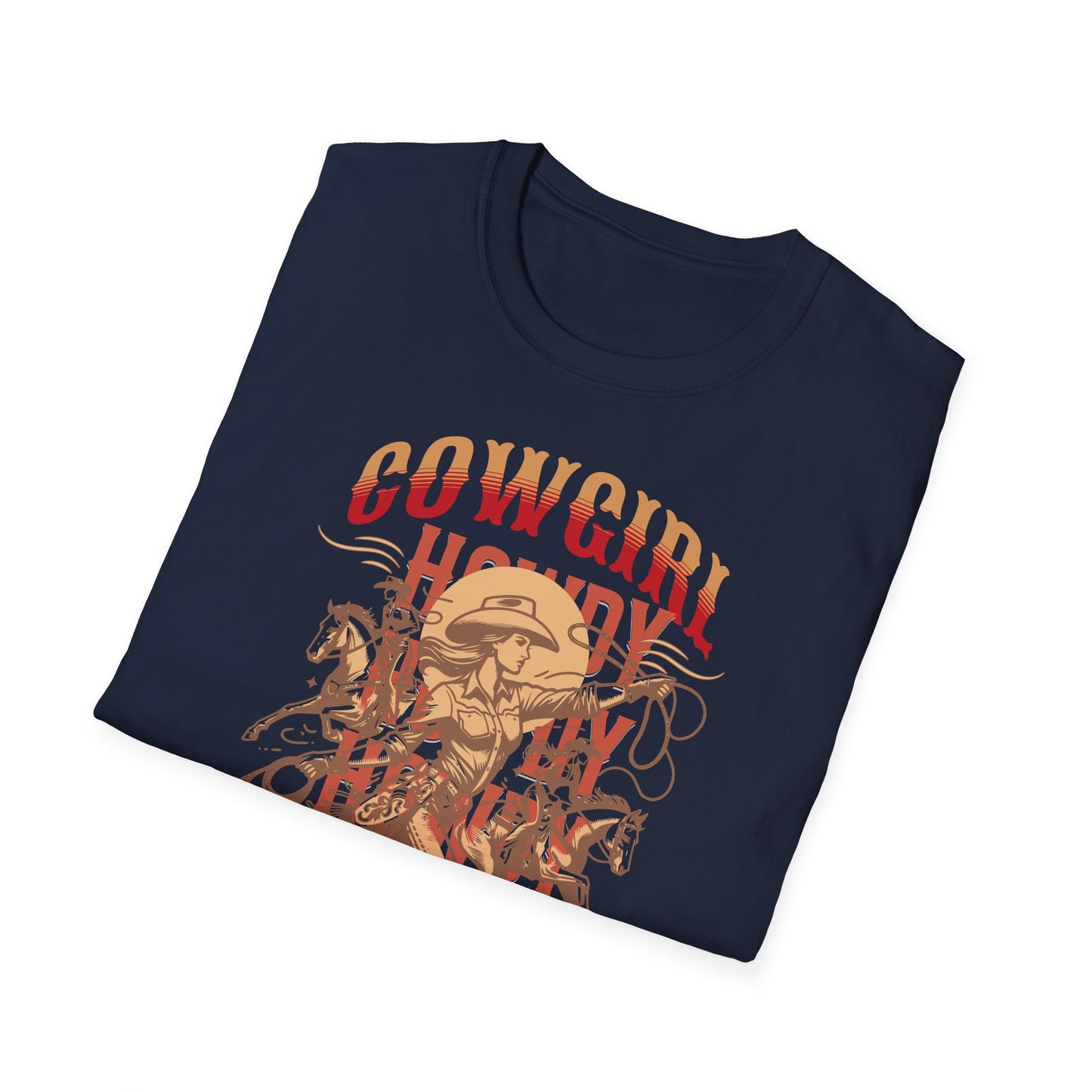 Cowgirl Rodeo T-Shirt - Vintage Style Graphic Tee, Perfect for Country Music Lovers, Western Fashion, Rodeo Events, Summer Outfits
