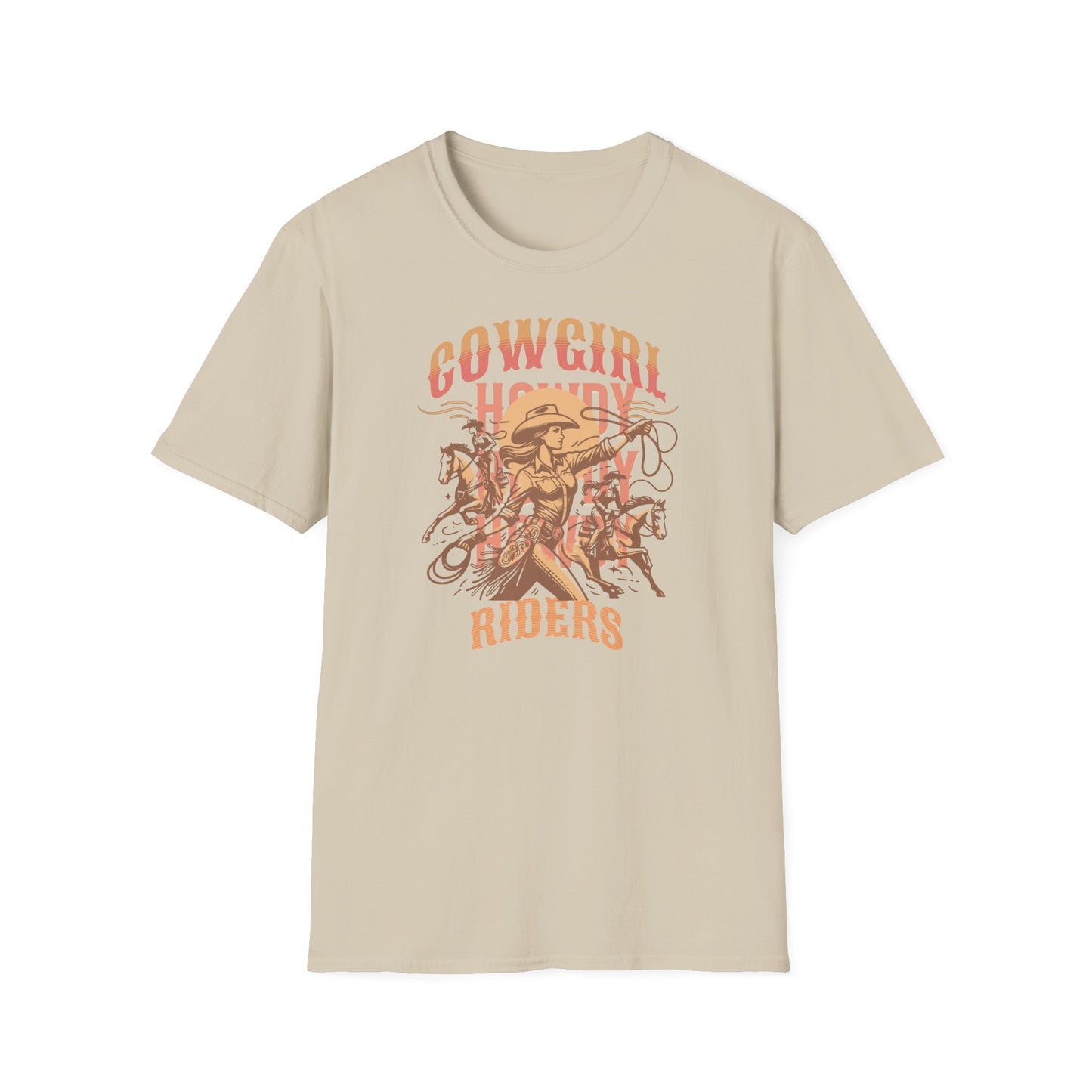 Cowgirl Rodeo T-Shirt - Vintage Style Graphic Tee, Perfect for Country Music Lovers, Western Fashion, Rodeo Events, Summer Outfits
