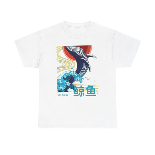 Whale of waves tee