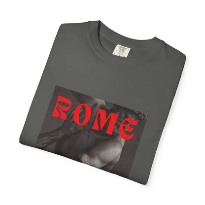 Rome Lives Graphic T-Shirt | Artistic Unisex Tee, Vintage-Inspired Apparel, Streetwear Fashion, Casual Wear, Gift for Art Lovers