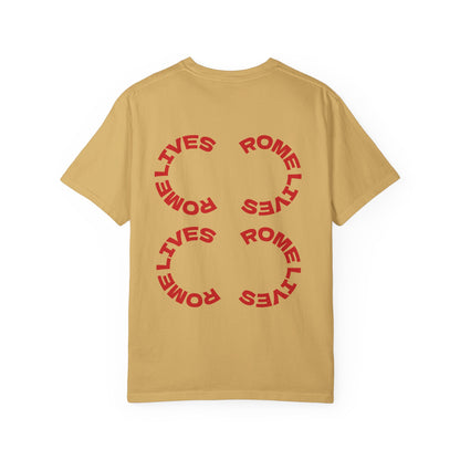 Rome Lives Graphic T-Shirt | Artistic Unisex Tee, Vintage-Inspired Apparel, Streetwear Fashion, Casual Wear, Gift for Art Lovers