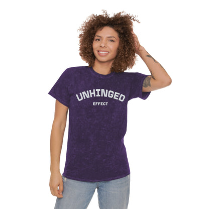 Unhinged Effect Mineral Wash T-Shirt | Trendy Casual Tee, Grunge Aesthetic, Gift for Him/Her, Comfortable Summer Wear, Street Style Clothing