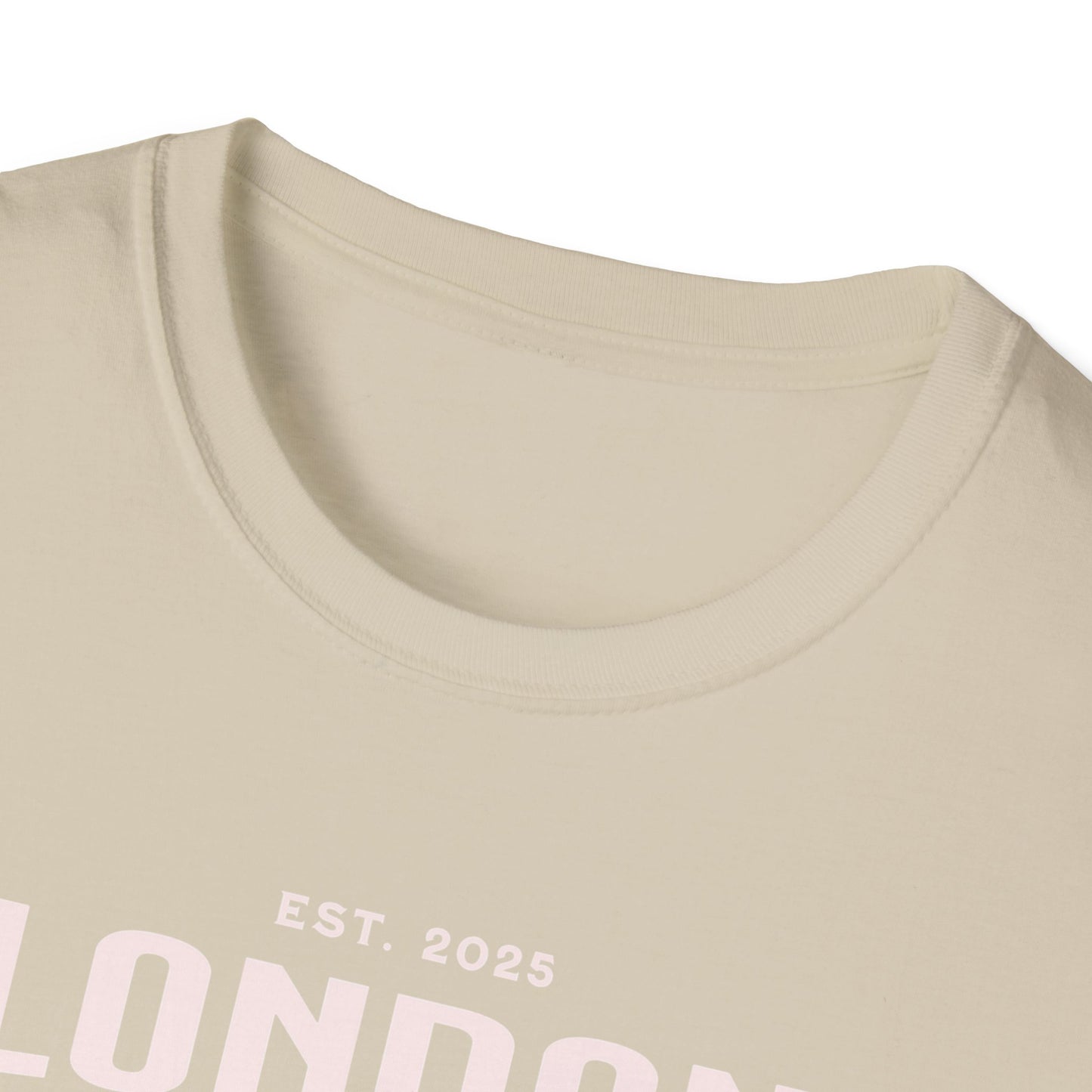 London Inspired Unisex Softstyle T-Shirt, Graphic Tee, Casual Wear, Streetwear, Unique Gift for Him or Her