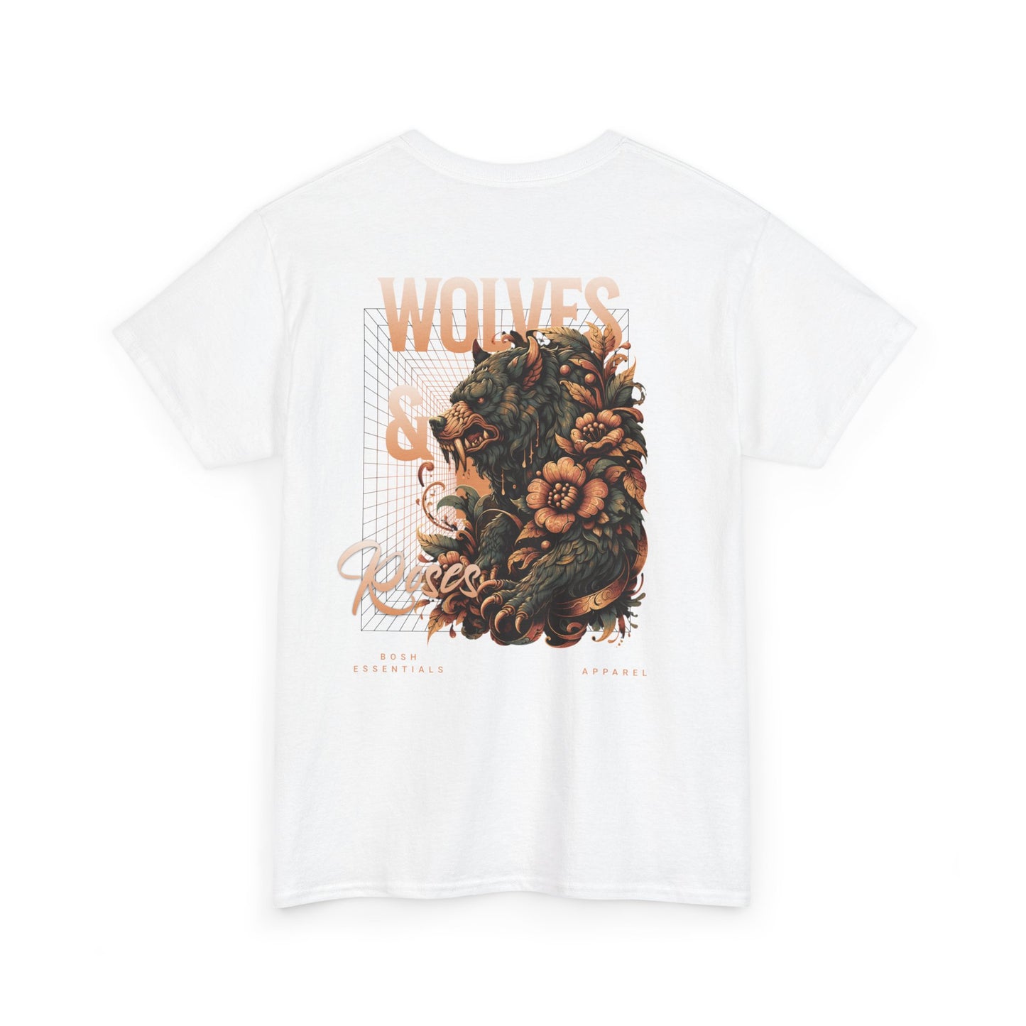 Wild Spirit Unisex Heavy Cotton Tee - Perfect for Nature Lovers, Graphic Tee, Gift for Adventurers, Casual Wear, Trendy Fashion