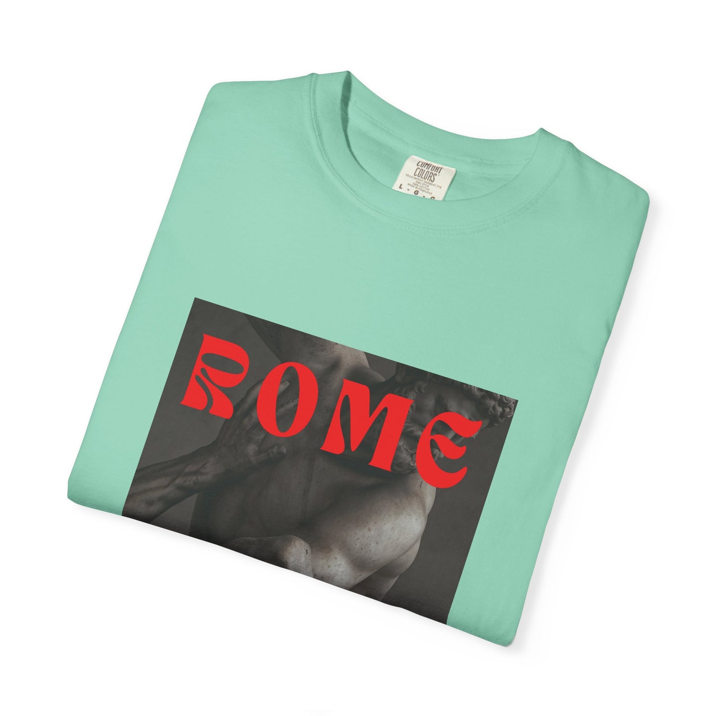 Rome Lives Graphic T-Shirt | Artistic Unisex Tee, Vintage-Inspired Apparel, Streetwear Fashion, Casual Wear, Gift for Art Lovers