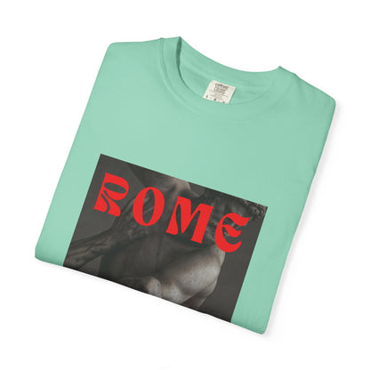 Rome Lives Graphic T-Shirt | Artistic Unisex Tee, Vintage-Inspired Apparel, Streetwear Fashion, Casual Wear, Gift for Art Lovers