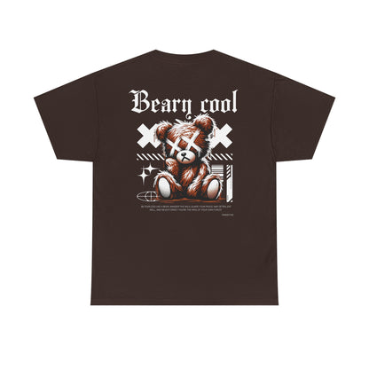 Beary Cool Graphic Tee, Trendy Unisex Tee, Casual Streetwear, Perfect Gift for Bear Lovers, Great for Social Gatherings, Hipster Fashion