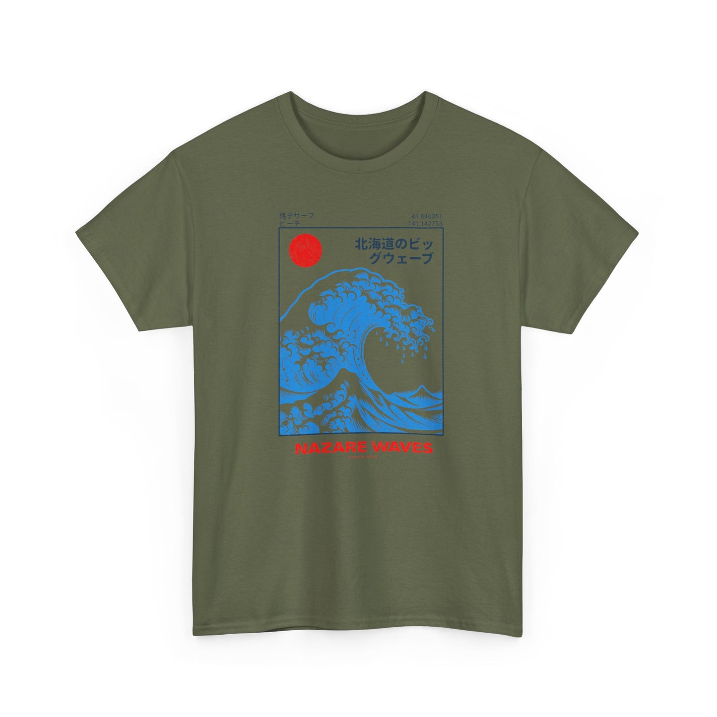 Ocean Wave Graphic Tee, Summer Fashion, Beachwear, Gift for Surfers, Casual T-Shirt, Unisex Cotton Shirt