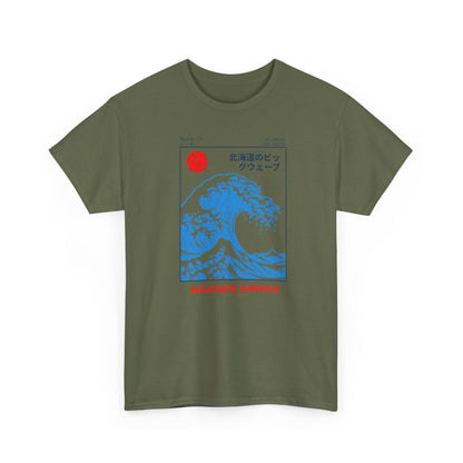 Ocean Wave Graphic Tee, Summer Fashion, Beachwear, Gift for Surfers, Casual T-Shirt, Unisex Cotton Shirt