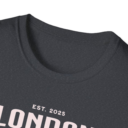 London Inspired Unisex Softstyle T-Shirt, Graphic Tee, Casual Wear, Streetwear, Unique Gift for Him or Her
