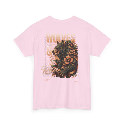 Wild Spirit Unisex Heavy Cotton Tee - Perfect for Nature Lovers, Graphic Tee, Gift for Adventurers, Casual Wear, Trendy Fashion