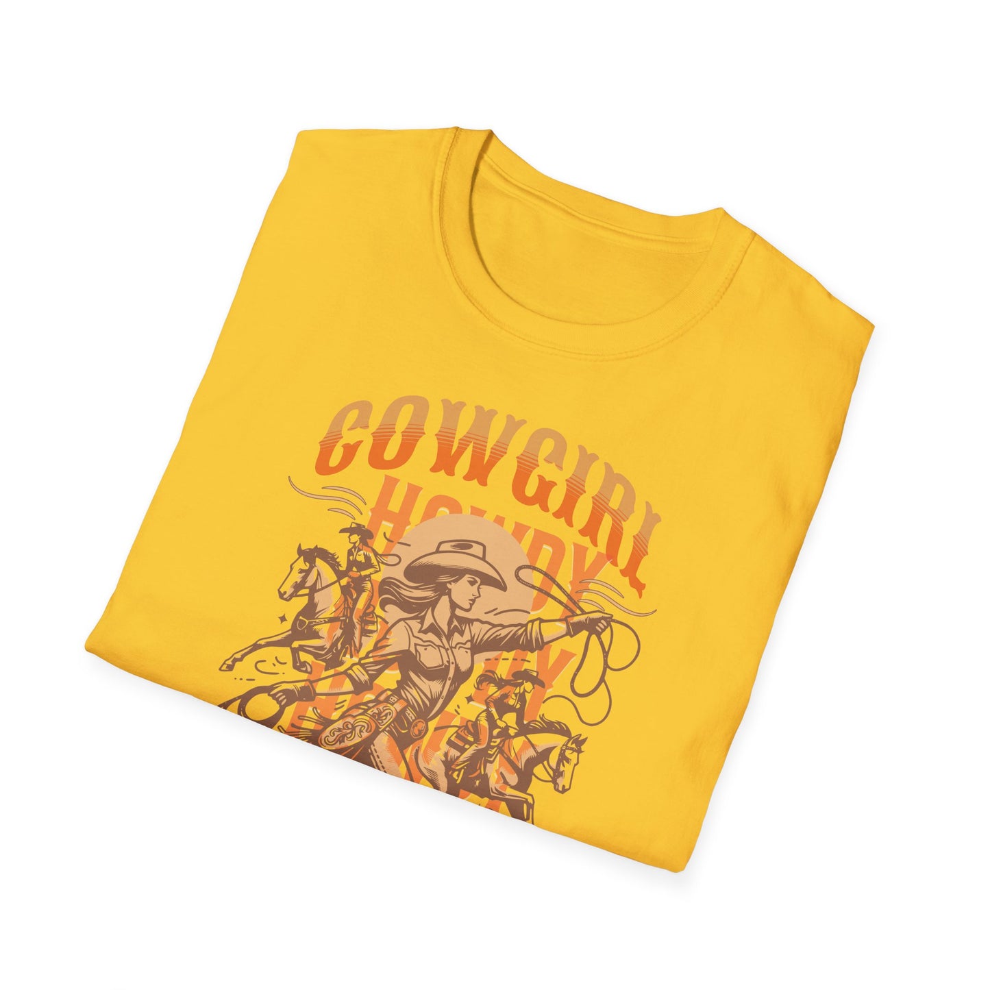 Cowgirl Rodeo T-Shirt - Vintage Style Graphic Tee, Perfect for Country Music Lovers, Western Fashion, Rodeo Events, Summer Outfits