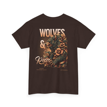 Wild Spirit Unisex Heavy Cotton Tee - Perfect for Nature Lovers, Graphic Tee, Gift for Adventurers, Casual Wear, Trendy Fashion