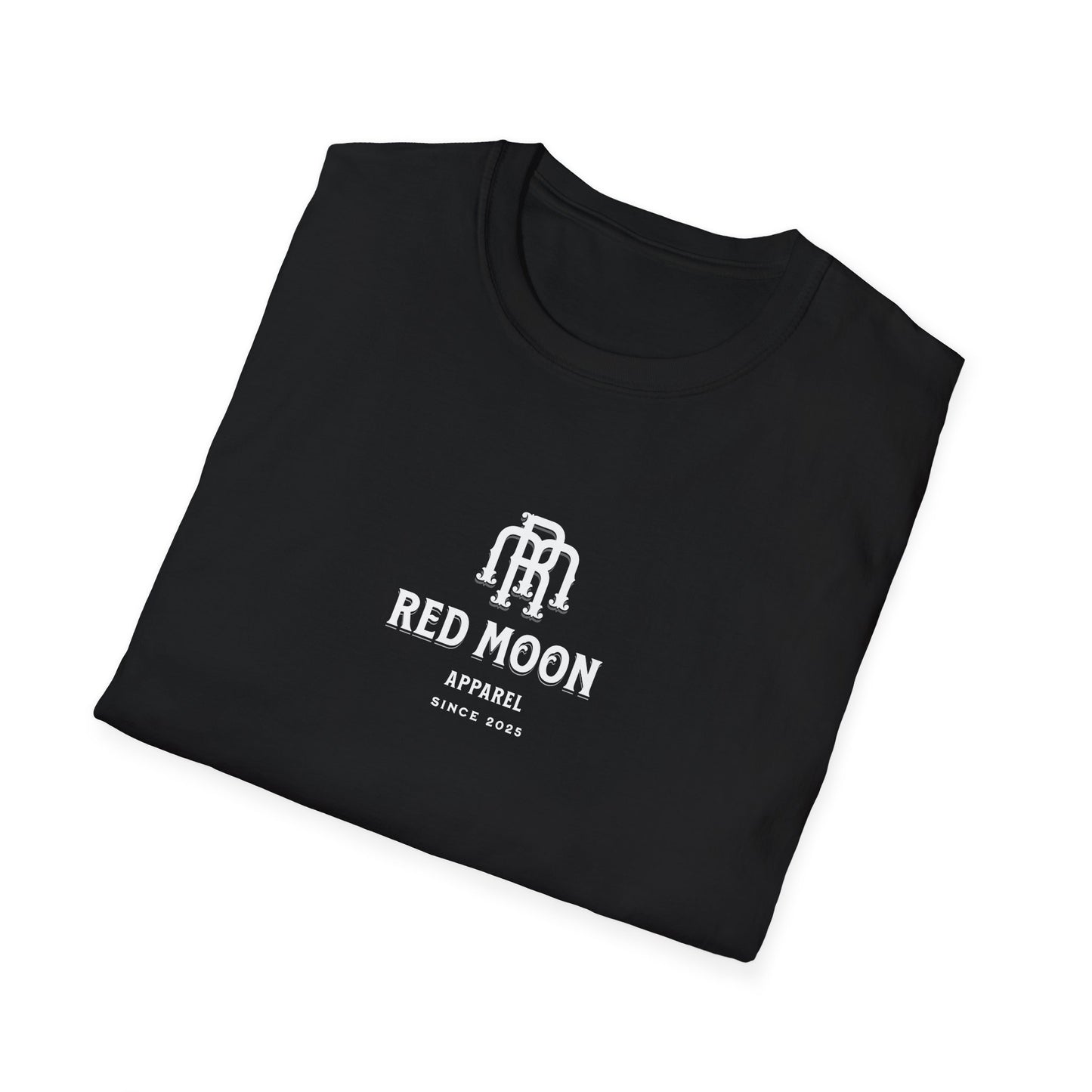 Red Moon Unisex T-Shirt | Softstyle Graphic Tee | Unique Retro Design | Perfect for Music Lovers & Festivals | Gift for Enthusiasts