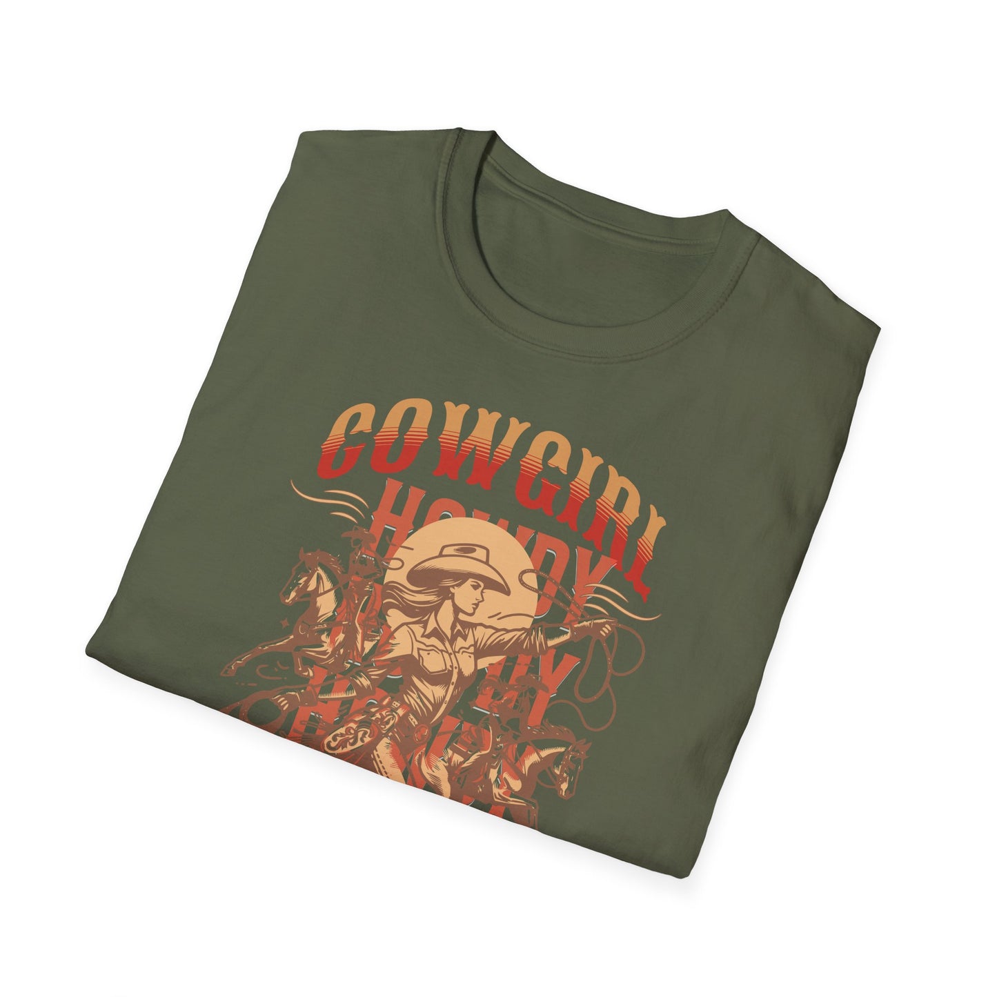 Cowgirl Rodeo T-Shirt - Vintage Style Graphic Tee, Perfect for Country Music Lovers, Western Fashion, Rodeo Events, Summer Outfits
