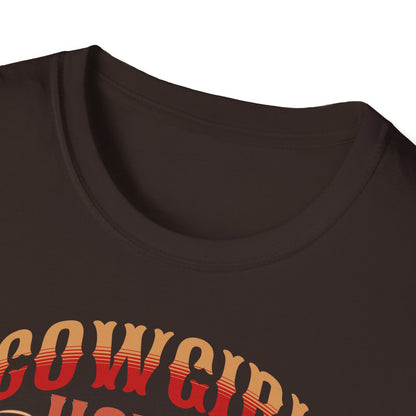 Cowgirl Rodeo T-Shirt - Vintage Style Graphic Tee, Perfect for Country Music Lovers, Western Fashion, Rodeo Events, Summer Outfits