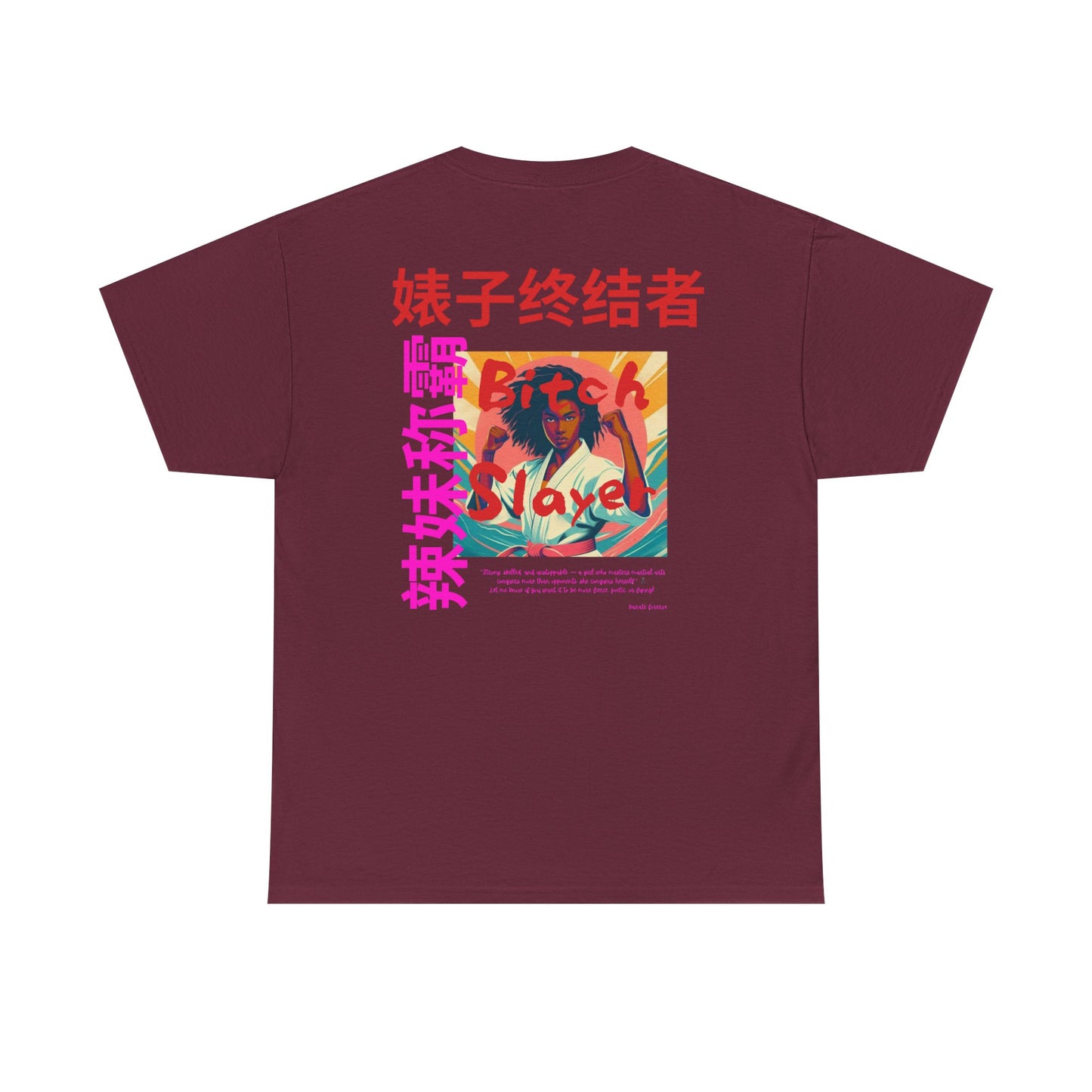 Empowerment Tee, Bitch Slayer Shirt, Feminist Cotton Tee, Inspirational Graphic T-Shirt, Unique Gift for Her, Self-Expression Fashion