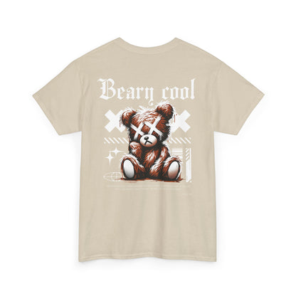 Beary Cool Graphic Tee, Trendy Unisex Tee, Casual Streetwear, Perfect Gift for Bear Lovers, Great for Social Gatherings, Hipster Fashion