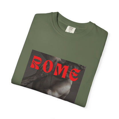 Rome Lives Graphic T-Shirt | Artistic Unisex Tee, Vintage-Inspired Apparel, Streetwear Fashion, Casual Wear, Gift for Art Lovers