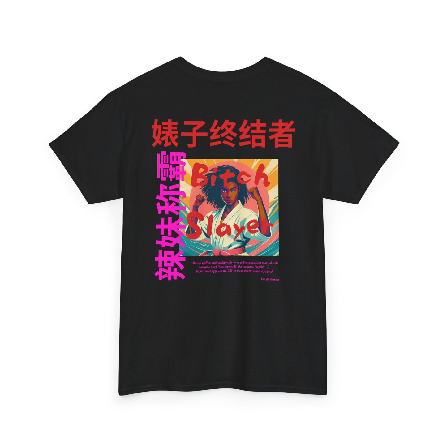 Empowerment Tee, Bitch Slayer Shirt, Feminist Cotton Tee, Inspirational Graphic T-Shirt, Unique Gift for Her, Self-Expression Fashion