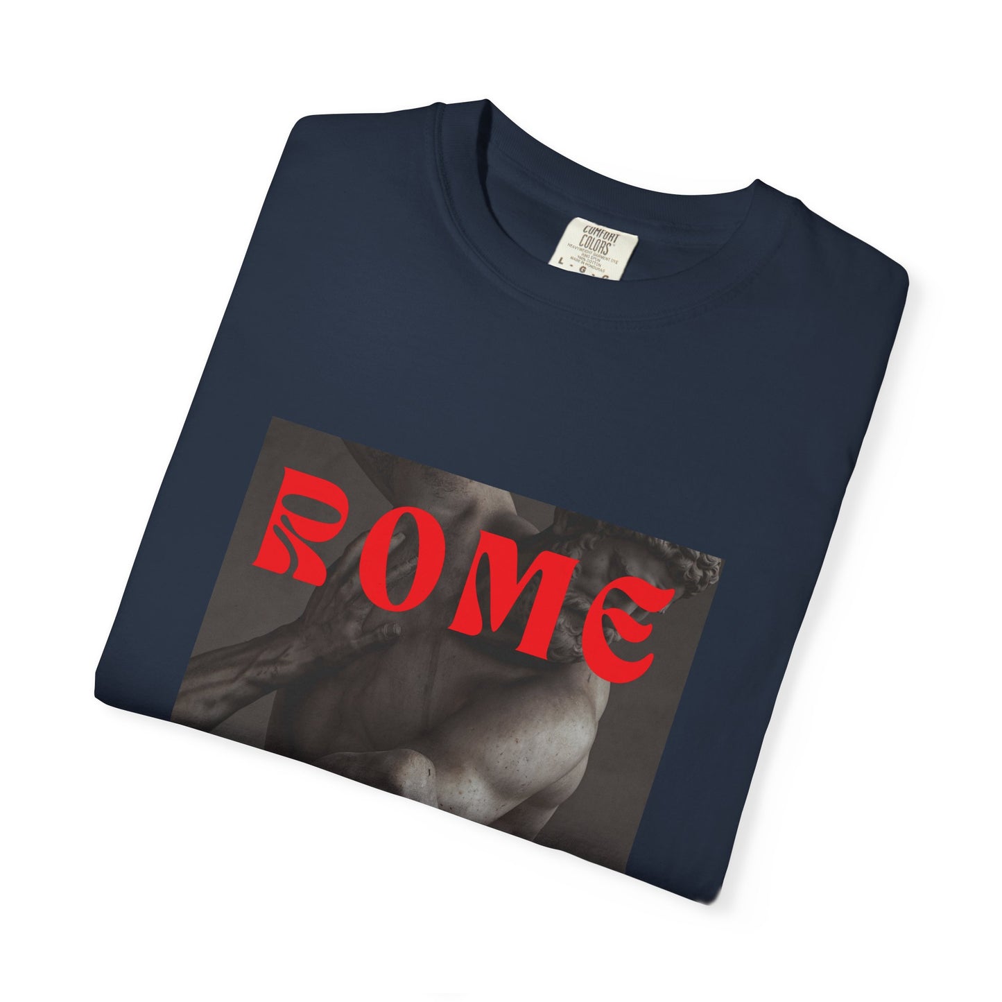 Rome Lives Graphic T-Shirt | Artistic Unisex Tee, Vintage-Inspired Apparel, Streetwear Fashion, Casual Wear, Gift for Art Lovers
