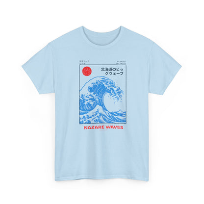 Ocean Wave Graphic Tee, Summer Fashion, Beachwear, Gift for Surfers, Casual T-Shirt, Unisex Cotton Shirt