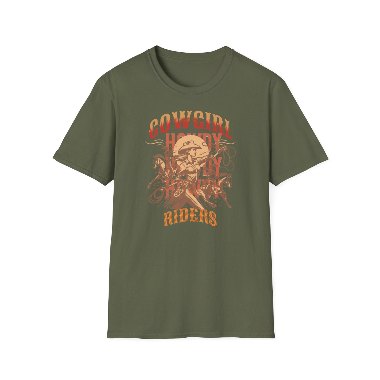 Cowgirl Rodeo T-Shirt - Vintage Style Graphic Tee, Perfect for Country Music Lovers, Western Fashion, Rodeo Events, Summer Outfits
