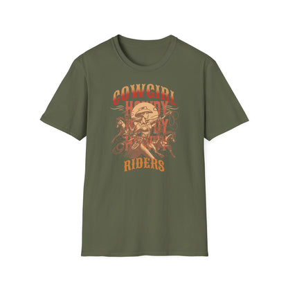 Cowgirl Rodeo T-Shirt - Vintage Style Graphic Tee, Perfect for Country Music Lovers, Western Fashion, Rodeo Events, Summer Outfits