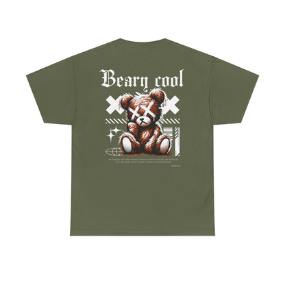 Beary Cool Graphic Tee, Trendy Unisex Tee, Casual Streetwear, Perfect Gift for Bear Lovers, Great for Social Gatherings, Hipster Fashion