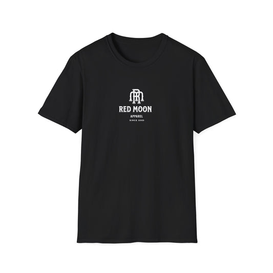 Red Moon Unisex T-Shirt | Softstyle Graphic Tee | Unique Retro Design | Perfect for Music Lovers & Festivals | Gift for Enthusiasts