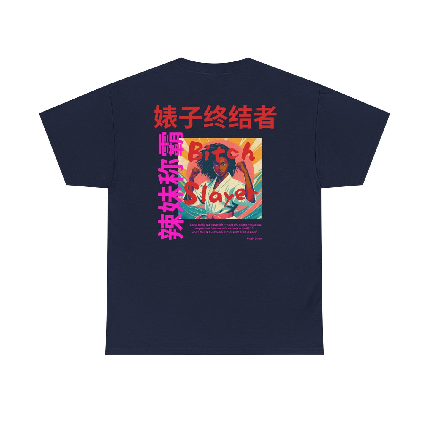 Empowerment Tee, Bitch Slayer Shirt, Feminist Cotton Tee, Inspirational Graphic T-Shirt, Unique Gift for Her, Self-Expression Fashion
