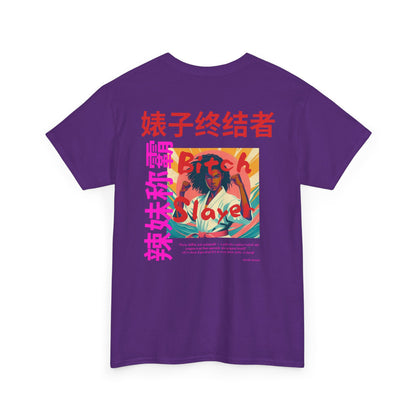 Empowerment Tee, Bitch Slayer Shirt, Feminist Cotton Tee, Inspirational Graphic T-Shirt, Unique Gift for Her, Self-Expression Fashion