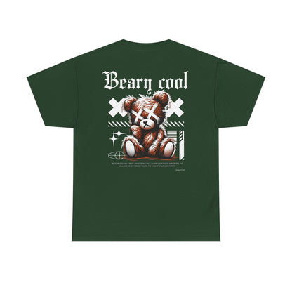 Beary Cool Graphic Tee, Trendy Unisex Tee, Casual Streetwear, Perfect Gift for Bear Lovers, Great for Social Gatherings, Hipster Fashion