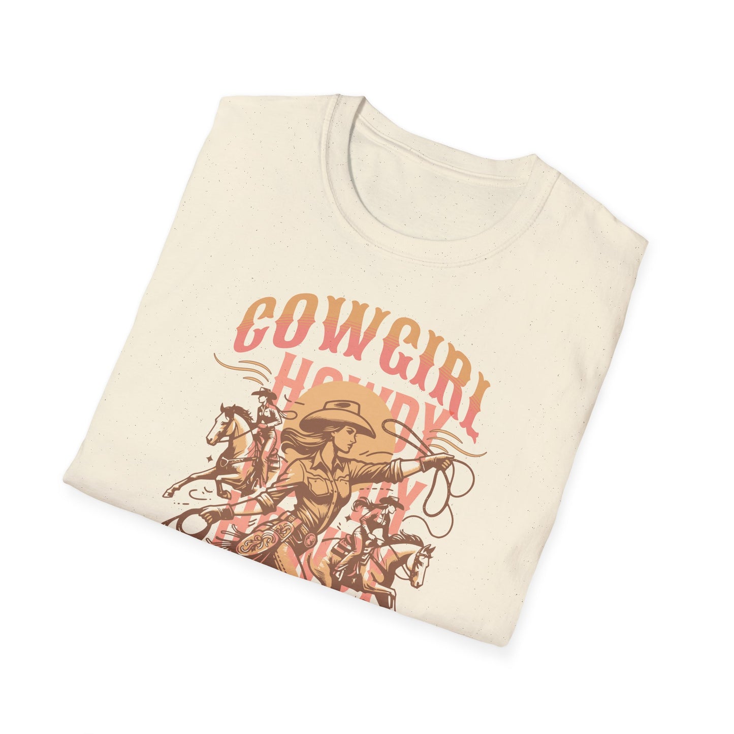 Cowgirl Rodeo T-Shirt - Vintage Style Graphic Tee, Perfect for Country Music Lovers, Western Fashion, Rodeo Events, Summer Outfits