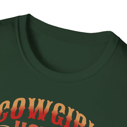 Cowgirl Rodeo T-Shirt - Vintage Style Graphic Tee, Perfect for Country Music Lovers, Western Fashion, Rodeo Events, Summer Outfits