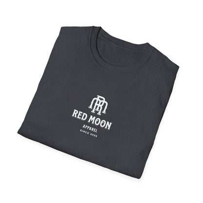Red Moon Unisex T-Shirt | Softstyle Graphic Tee | Unique Retro Design | Perfect for Music Lovers & Festivals | Gift for Enthusiasts