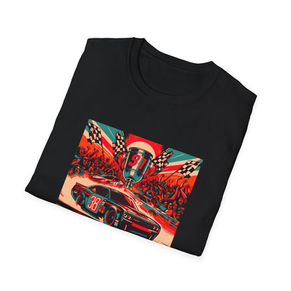 Retro NASCAR Graphic T-Shirt, Racing Tee, Car Enthusiast Gift, Summer Style, Motorsport Apparel, Unisex Vintage Tee