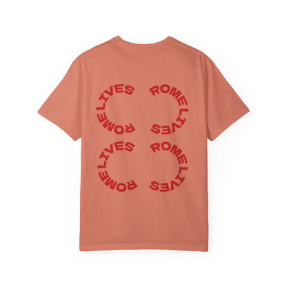 Rome Lives Graphic T-Shirt | Artistic Unisex Tee, Vintage-Inspired Apparel, Streetwear Fashion, Casual Wear, Gift for Art Lovers